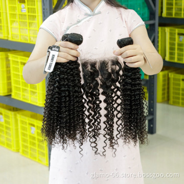 10-50inch Cambodian Curly Hair Bundle Raw Virgin Cuticle Aligned Natura Brazil Human Hair Weave Mink Remy Brazilian Hairs